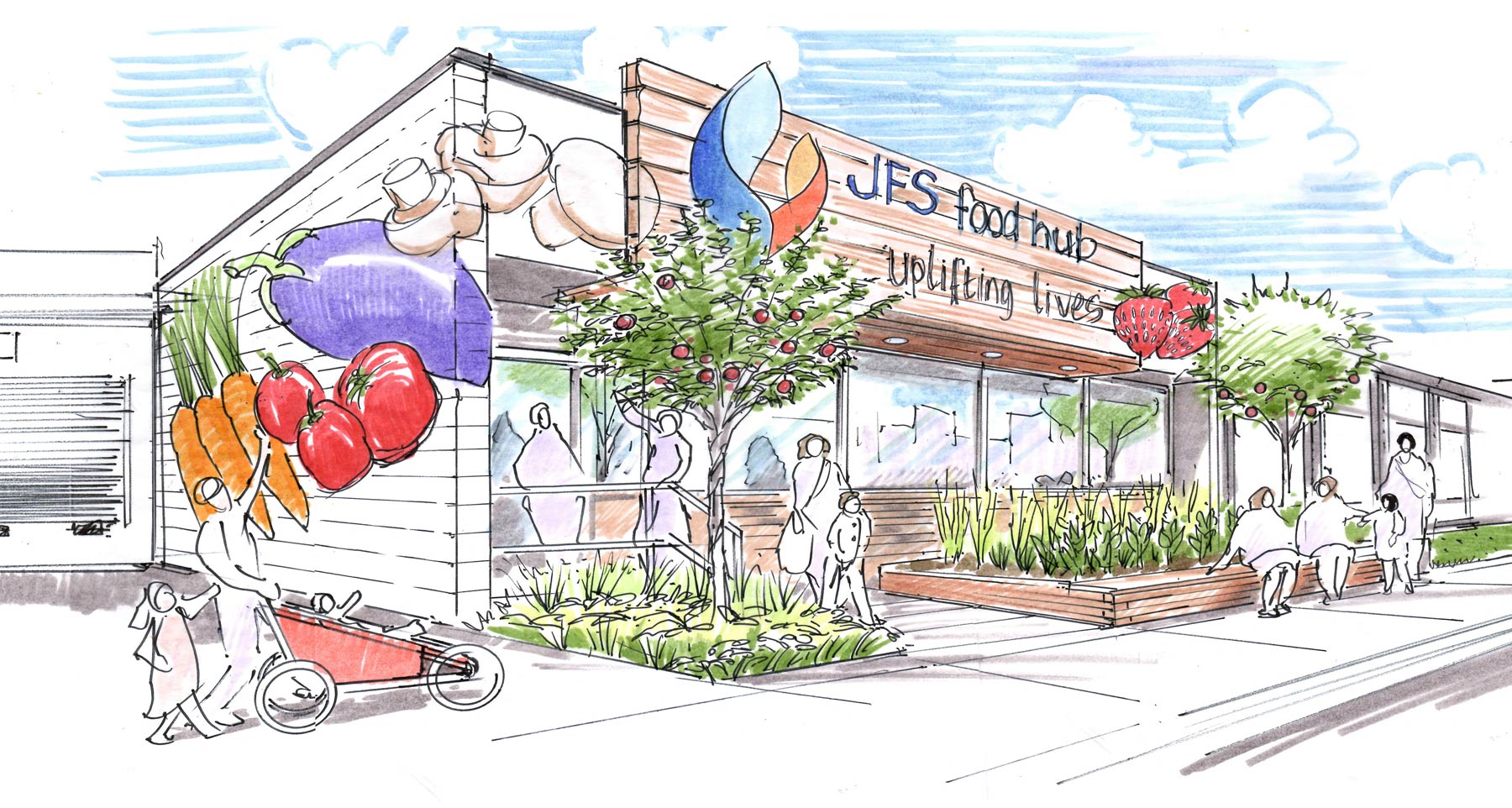 jfs food hub sketch