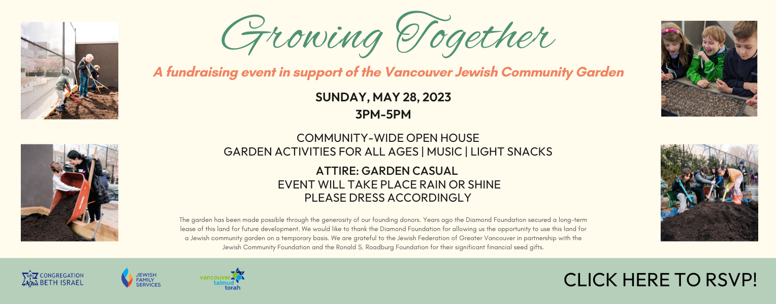 Growing Together Event on May 28, 2023